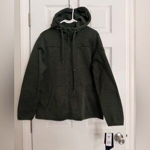NWT Reebok Kids Thyme Hooded Full Zip Jacket Logo Zipper Size XL